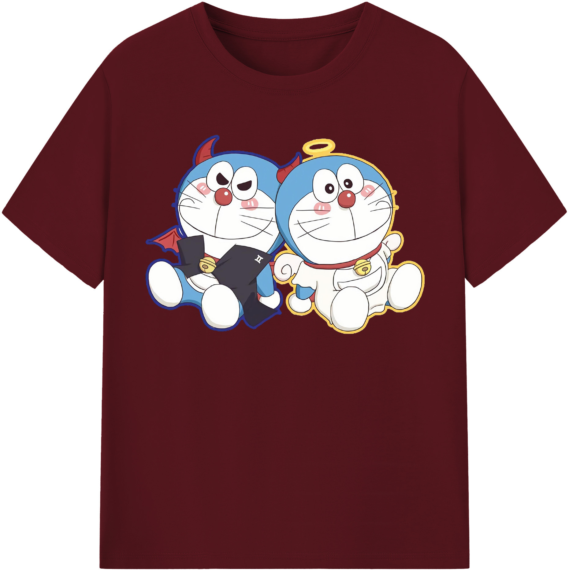 （画像用） ドラえもん Doraemon 綿100％半袖Tシャツ（フロントプリント）